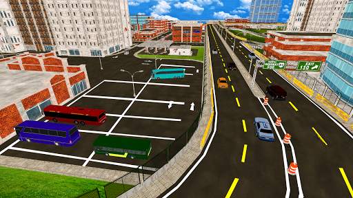 City Coach Bus Parking Simulator Driving School screenshot 5