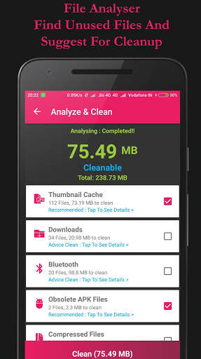 File Manager Analyser Cleaner App screenshot 4