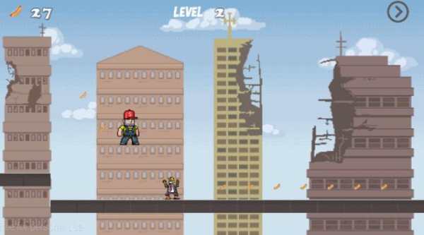 man run vs zombie screenshot 2