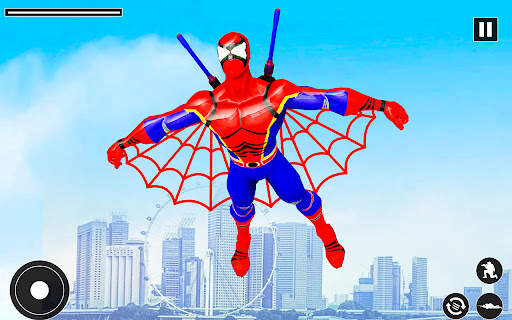 Flying superhero games:Flying Hero Robot Hero Game स्क्रीनशॉट 1