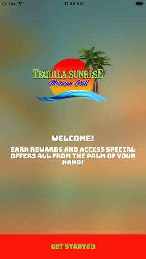 Tequila Sunrise APP screenshot 1