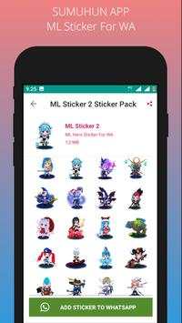 ML Hero Sticker For WA screenshot 3