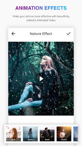 Nature Effect Video Maker with Music screenshot 1