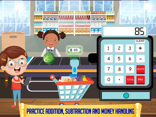 Grocery Market Kids Cash Register - Games for Kids screenshot 14
