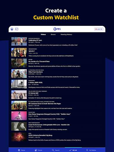 PBS: Watch Live TV Shows screenshot 15
