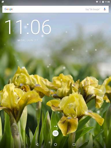 Iris Flowers Live Wallpaper FREE screenshot 3