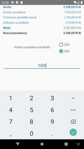 Kalkulator VAT brutto netto screenshot 5
