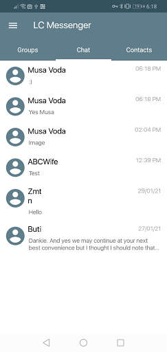 LC Messenger - free and Christian oriented screenshot 1
