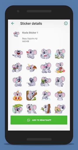 Koala Stickers for WhatsApp screenshot 4