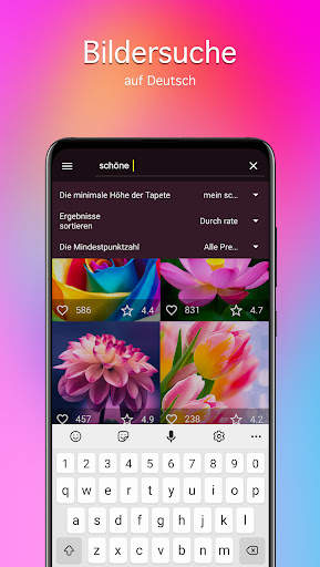 Hintergrundbilder mit Blumen screenshot 3
