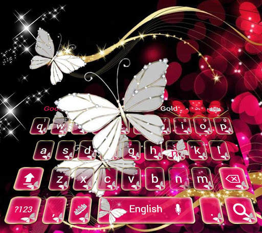 Diamond butterfly Live wallpaper Theme screenshot 3