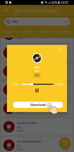 Tube Music Downloader - Free Mp3 Downloader screenshot 1
