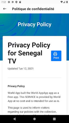 Senegal TV screenshot 2
