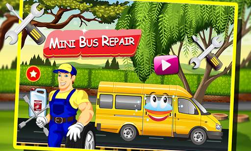Mini Bus Repairing Simulator - Real Auto Mechanic स्क्रीनशॉट 6