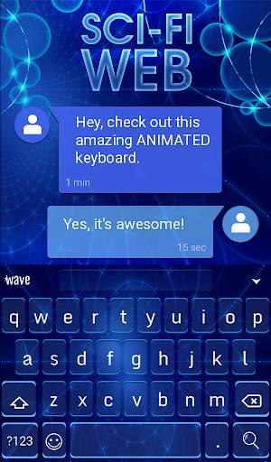 SCI-FI WEB Animated Keyboard   screenshot 3