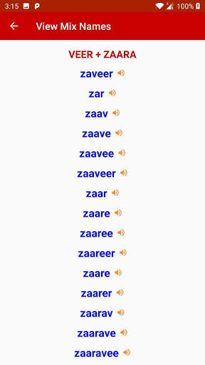 Mix Names screenshot 2
