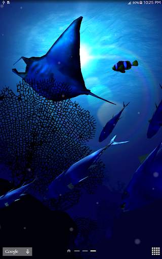 Ocean Blue 3D Live Wallpaper screenshot 11