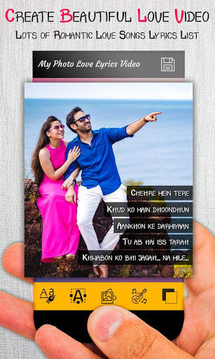Love Lyrical Full Screen Video Status Maker screenshot 1