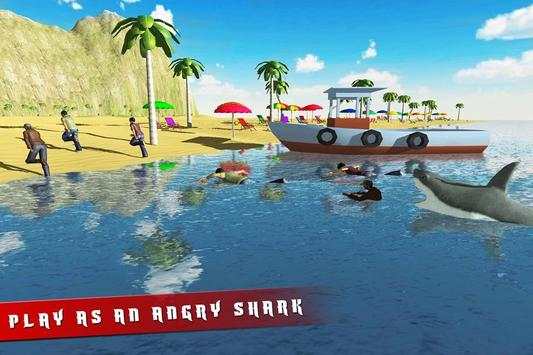 Angry Shark Simulator Game 3D screenshot 4