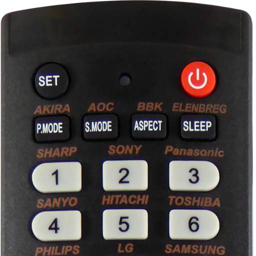 Remote Control For Thomson TV 8.8.7.2