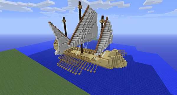 Cool Minecraft Ship Ideas screenshot 2