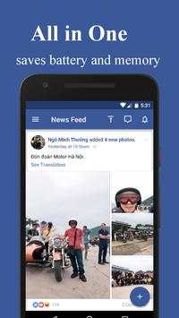 Mini Messenger for Facebook screenshot 1