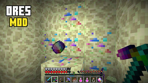 Ores Mineral Minecraft Mod screenshot 1
