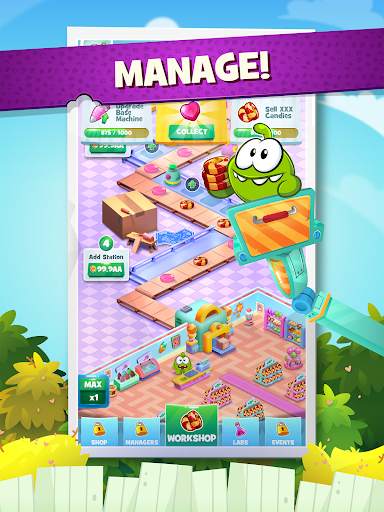 Om Nom Candy Factory screenshot 7