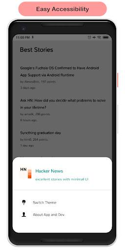 Smart News : minimal hacker news reader screenshot 4