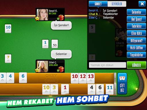 Okey Plus - En Kalabalık Okey! screenshot 12