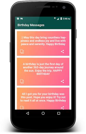 Birthday Messages скриншот 2