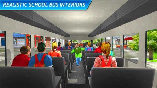 Simulator Pengemudi Bis Sekolah - School Bus Sim screenshot 5