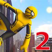Spider Stickman Rope Hero 2 - Gangstar Crime City 1.6.5