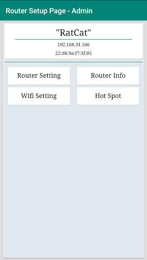 Router Setup Page - Admin screenshot 1