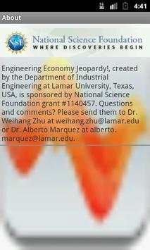 Engineering Economics Jeopardy скриншот 5