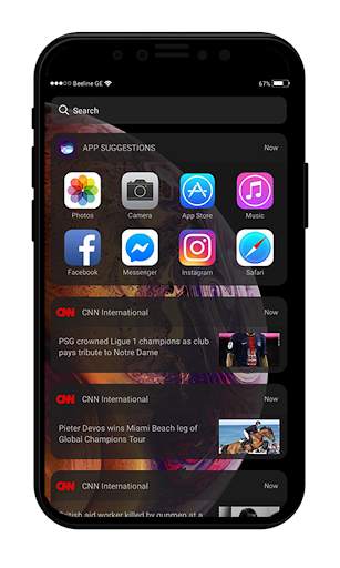 Launcher iOS live wallpaper screenshot 3