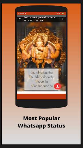Ganesha Video Status - Full screen Ganesha Status screenshot 7