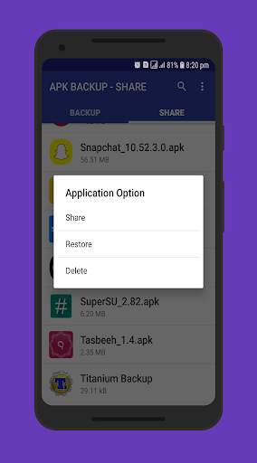 APK BACKUP - SHARE ( APK Extractor) screenshot 6