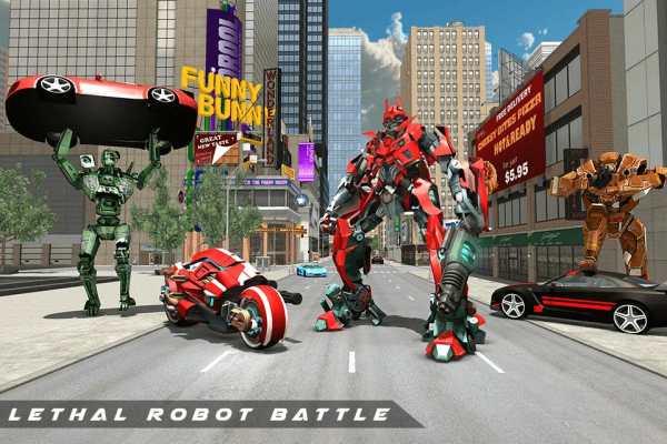 Moto Robot Transform Game screenshot 6
