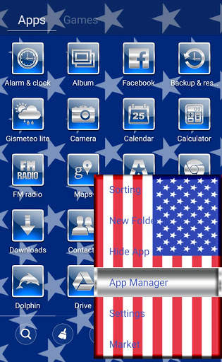 Free Independence Day Go Launcher theme screenshot 3