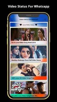 Video Status Song - Short Video For Whatsapp 1 تصوير الشاشة