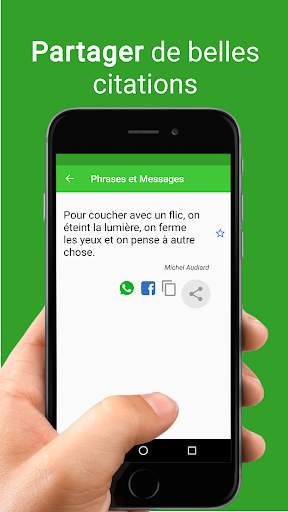 Phrases et citations pour Facebook et Whatsapp screenshot 3