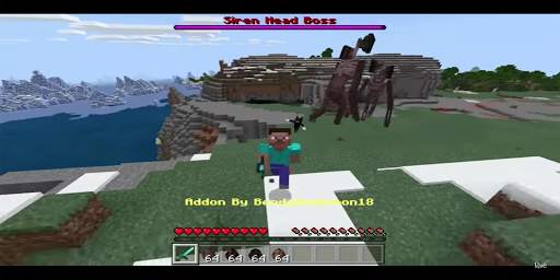 Cartoon Cat and Siren Head mod for mcpe screenshot 1