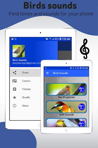 Birds sounds, ringtones birds screenshot 7