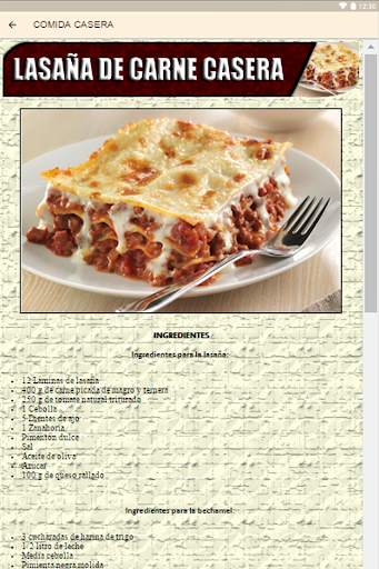 Comida caseira screenshot 6