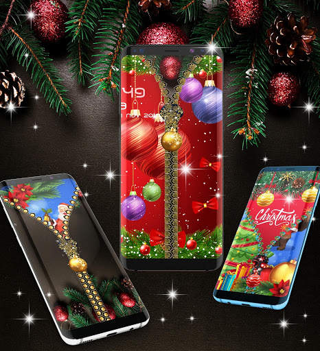 Christmas lock screen 4 تصوير الشاشة