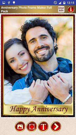 Make Wedding Anniversary Photo Frames Couple Wish screenshot 7