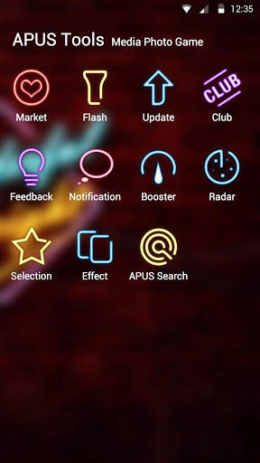 Stylish Night theme for APUS screenshot 3