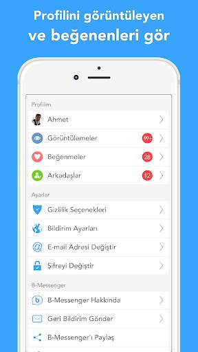B-Messenger Görüntülü Sohbet screenshot 5