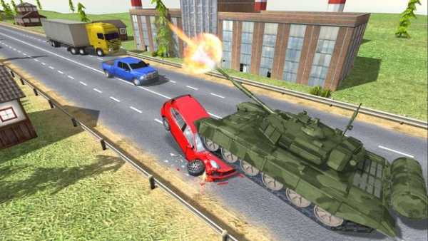 City Tank Traffic Driving screenshot 2